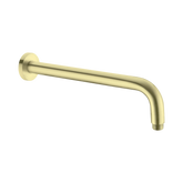 Nero Round Shower Arm 500mm - Brushed Gold