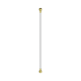 Nero 500Mm Premium G1/2 Female Flexible Water Connector Hose - Brushed Gold