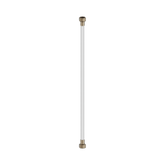 Nero 500Mm Premium G1/2 Female Flexible Water Connector Hose - Brushed Bronze