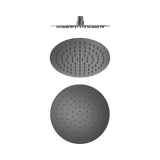 Nero 250Mm Round Stainless Steel Shower Head 4 Star Rating - Gunmetal