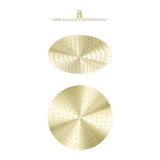 Zen Ss316L 300Mm Round Nero Shower Head - Brushed Gold