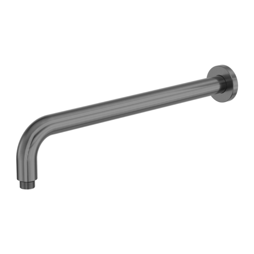Nero Zen Ss316L Round Shower Arm 400mm Length - Graphite