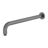 Zen Ss316L Round Nero Shower Arm 400Mm Length - Graphite