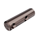 Nero Mecca Care Make Your Own 25mm Grab Rail Double Towel Bracket Left - Brushed Bronze