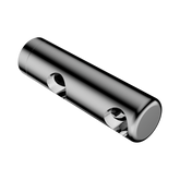 Nero Mecca Care Make Your Own 25mm Grab Rail Double Towel Bracket Right - Chrome
