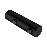 Nero Mecca Care Make Your Own 25mm Grab Rail Double Towel Bracket Right - Matte Black