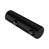 Nero Mecca Care Make Your Own 25mm Grab Rail Double Towel Bracket Right - Matte Black