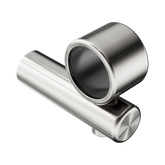 Nero Mecca Care Make Your Own 32mm Hand Rail Undermount Mid Bracket - Brushed Nickel