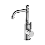Nero York Basin Mixer With Metal Lever - Chrome