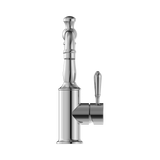Nero York Basin Mixer With Metal Lever - Chrome
