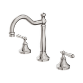 Nero York Basin Set With Metal Lever - Brushed Nickel