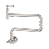 Nero York Wall Mounted Pot Filler - Brushed Nickel