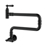 Nero York Wall Mounted Pot Filler - Matte Black