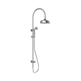 Nero York Twin Shower With Metal Hand Shower - Chrome