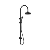 Nero York Twin Shower With Metal Hand Shower - Matte Black