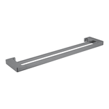 Nero Pearl/Vitra Double Towel Rail 600mm - Gunmetal Grey