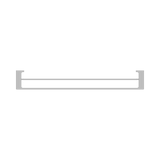 Nero Pearl/Vitra Double Towel Rail 800mm - Chrome
