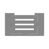 Nero Pearl/Vitra Soap Dish Holder - Gunmetal Grey