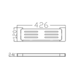 Pearl/Vitra Nero Metal Shelf Shower - Gun Metal Grey