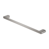 Nero Bianca Single Towel Rail 600Mm - Brushed Nickel