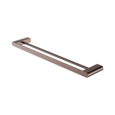 Nero Bianca Double Towel Rail 600Mm - Brushed Bronze