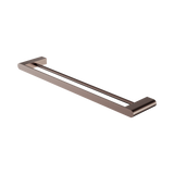 Nero Bianca Double Towel Rail 600Mm - Brushed Bronze