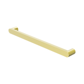 Nero Bianca 240V Single Heated Towel Rail - Brushed Gold