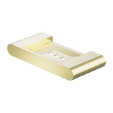 Nero Bianca Soap Dish Holder - Brushed Gold