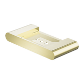 Nero Bianca Soap Dish Holder - Brushed Gold