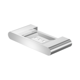 Nero Bianca Soap Dish Holder - Chrome