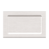 Bianca Nero Toilet Roll Holder With Shelf - Brushed Nickel