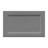 Bianca Nero Toilet Roll Holder With Shelf - Gunmetal