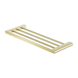 Nero Bianca Towel Rack - Brushed Gold
