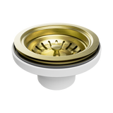 Nero Kitchen Sink Basket Waste - Brushed Gold