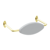 Mecca Care Dda Nero Toilet Backrest - Brushed Gold