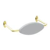 Mecca Care Dda Nero Toilet Backrest - Brushed Gold