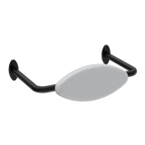 Mecca Care Dda Nero Toilet Backrest - Matt Black