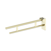 Nero Mecca Care Foldable Toilet Support Arm - Brushed Gold