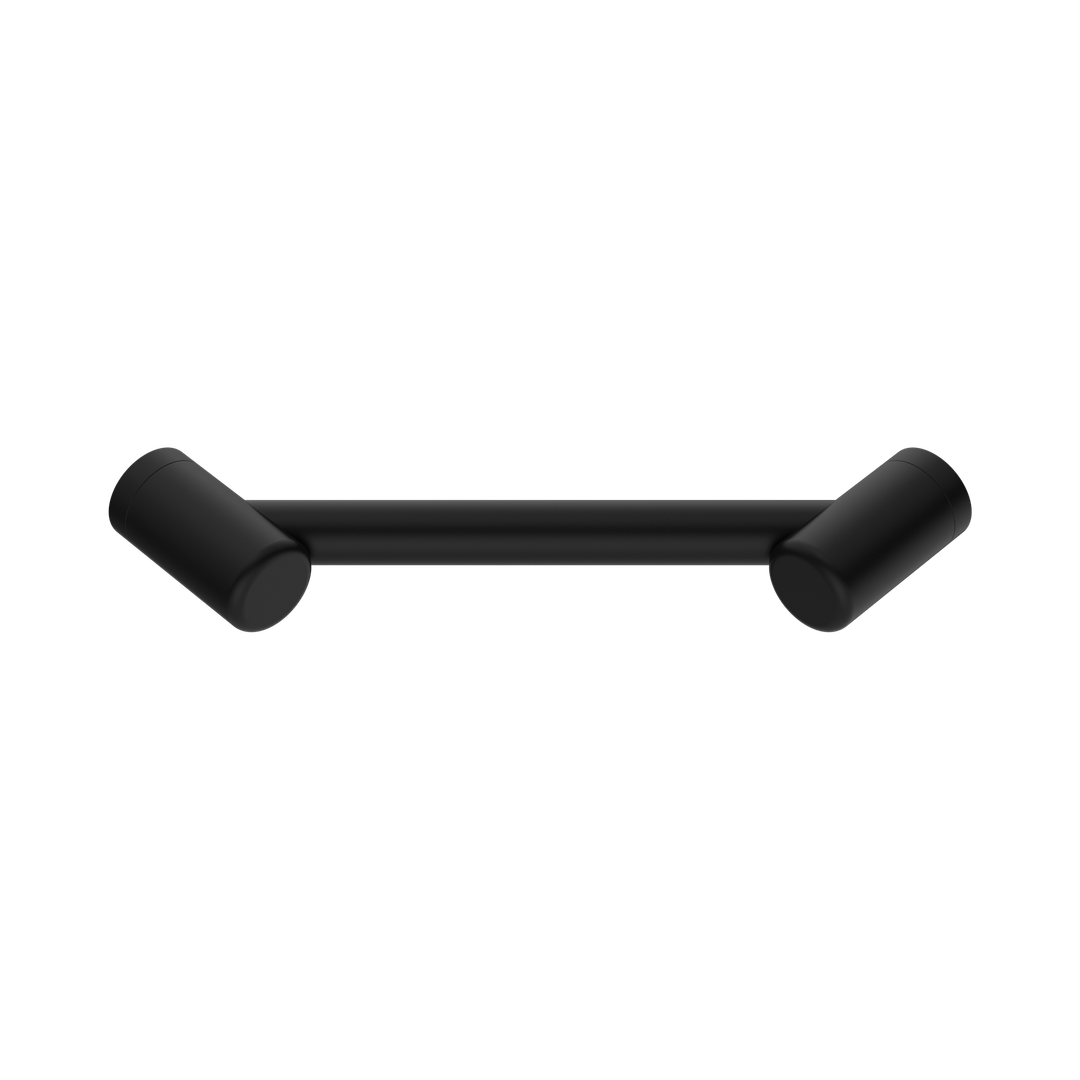 Nero Mecca Care 25mm Footrest Corner Grab Rail 215mm - Matte Black