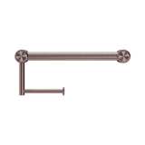 Mecca Care 25mm Nero Toilet Roll Rail 300mm - Brushed Bronze