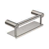 Mecca Care 25mm Nero Grab Rail With Shelf 300mm - Brushed Nickel