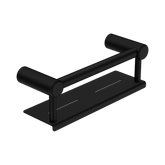 Mecca Care 25mm Nero Grab Rail With Shelf 300mm - Matte Black