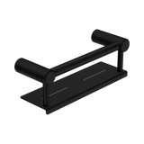 Mecca Care 25mm Nero Grab Rail With Shelf 300mm - Matte Black