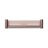 Mecca Care 25mm Nero Grab Rail With Shelf 450mm - Brushed Bronze