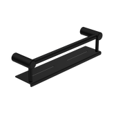 Mecca Care 25mm Nero Grab Rail With Shelf 450mm - Matte Black