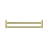 Mecca Care 25mm Double Nero Towel Grab Rail 600mm - Brushed Gold