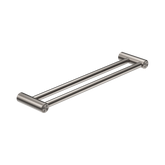 Mecca Care 25mm Double Nero Towel Grab Rail 600mm - Brushed Nickel