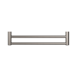 Mecca Care 25mm Double Nero Towel Grab Rail 600mm - Brushed Nickel