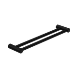 Mecca Care 25mm Double Nero Towel Grab Rail 600mm - Matte Black