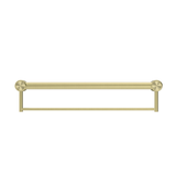 Mecca Care 32mm Nero Grab Rail With Towel Holder 600mm - Brushed Gold